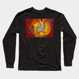 Kangaroo Sunset Long Sleeve T-Shirt